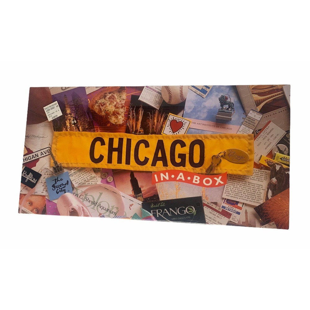 NEW CHICAGO In A Box Monopoly Style Board Game Late For The Sky Production Co‎